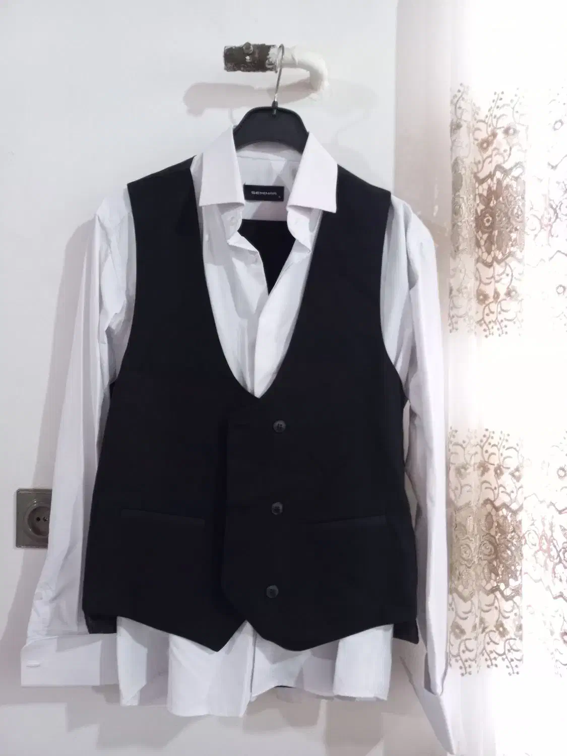 دو دست کت و شلوار در حد نو|لباس|حویق, |دیوار