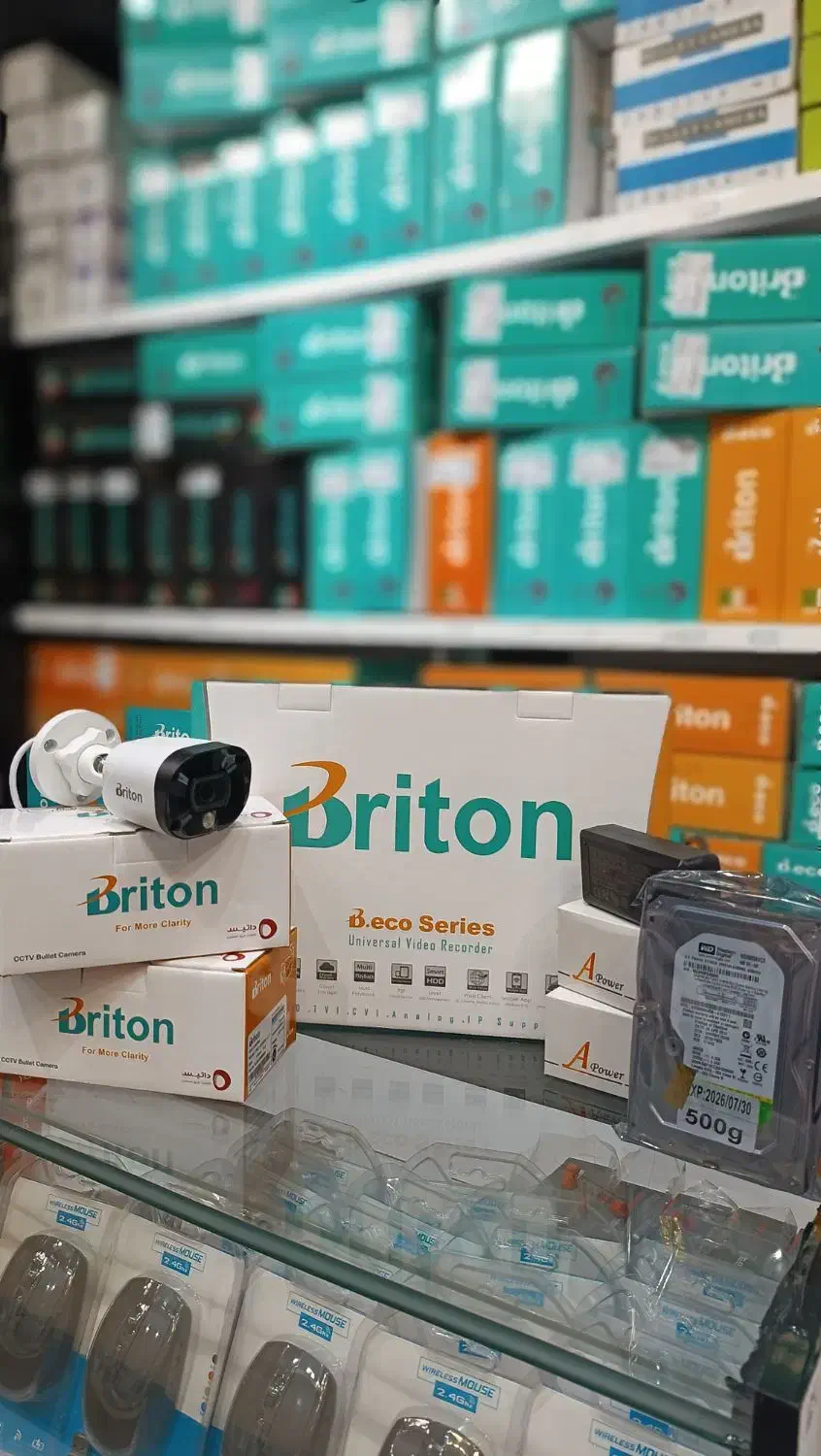 پک کامل دوربین مداربسته Briton|دوربین مداربسته|تبریز, |دیوار