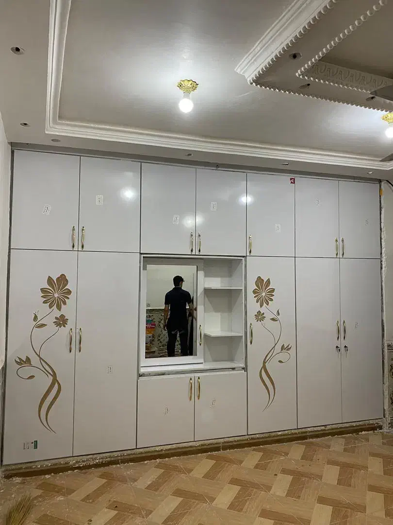 ساخت انواع کمد دیواری ام دی اف و کابینت تحویل ۴روز|خدمات پیشه و مهارت|شوش, |دیوار