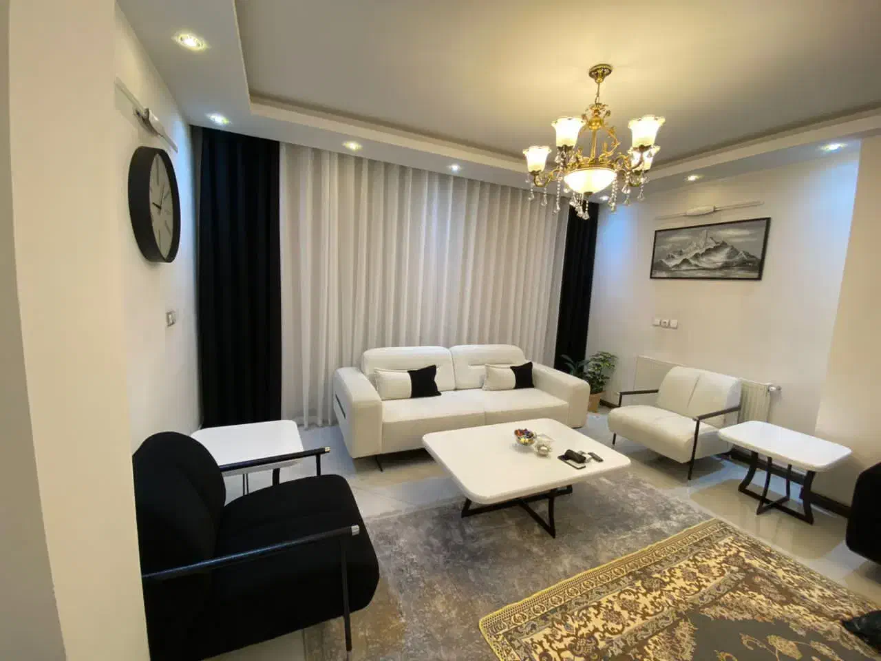 پرده مینیمال وپانچ|پرده، رانر، رومیزی|اصفهان, بهارستان|دیوار