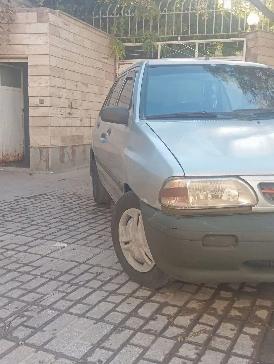 پراید مدل 85 انژکتور نقره ای دور رنگ سقف آفتاب س|خودرو سواری و وانت|تربت جام, جامی|دیوار