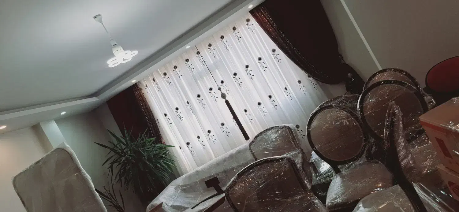 پرده پذیرایی عرض ۳ونیم طول ۲۸۰|پرده، رانر، رومیزی|قائمشهر, |دیوار