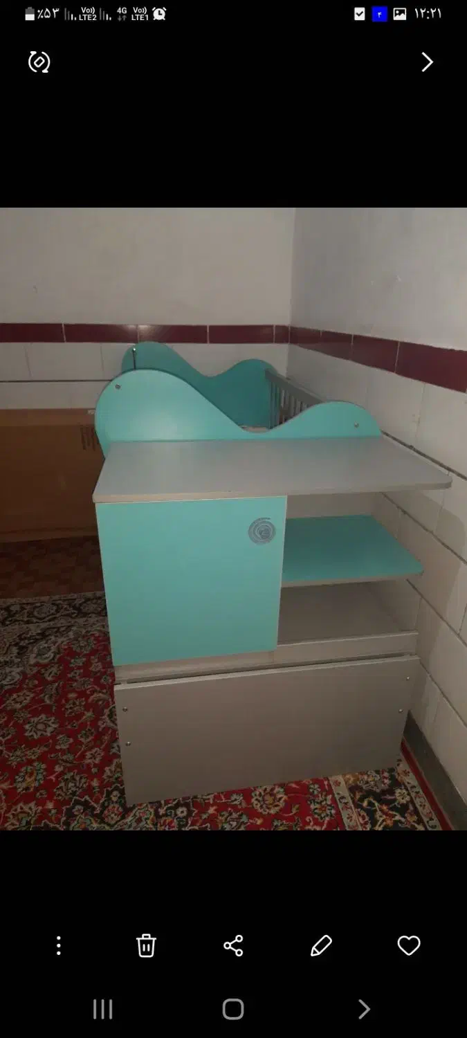 تخت بچه|تخت و سرویس خواب|قم, زند آباد|دیوار