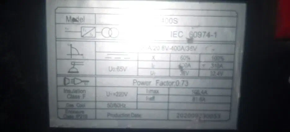 دستگاه جوش 400 امپر edon|ماشین‌آلات صنعتی|سبزوار, قصبه غربی|دیوار