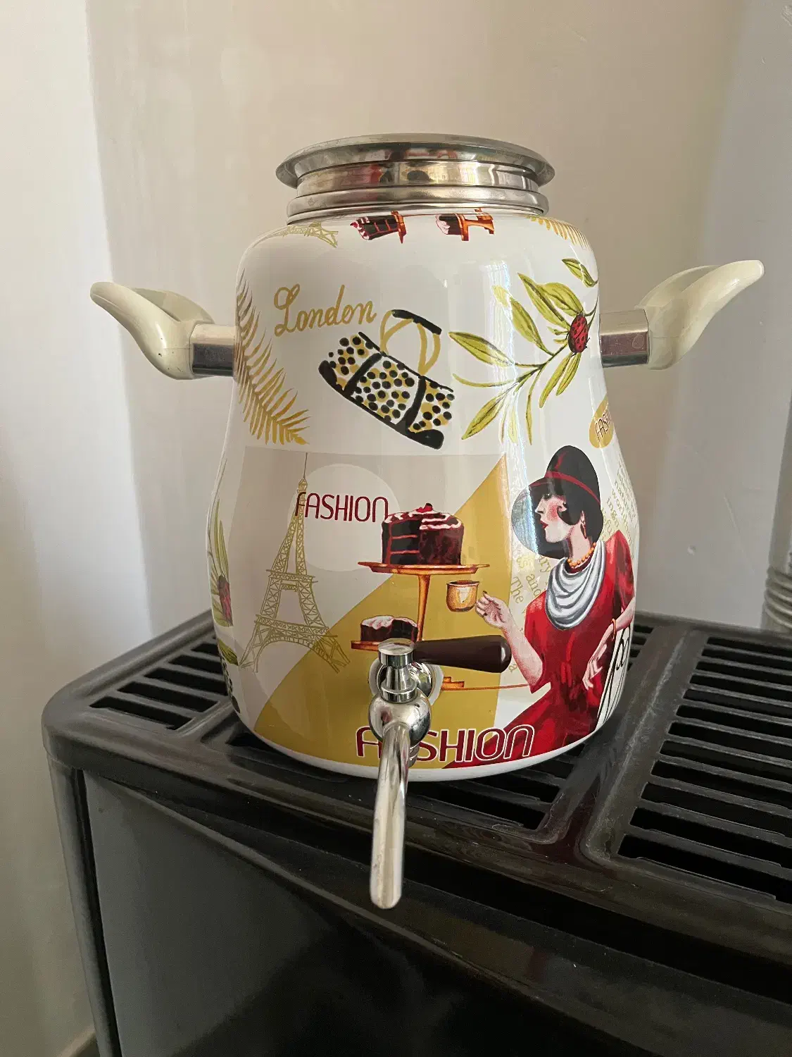 کتری لعابی|قوری، کتری، قهوهساز دستی|اراک, |دیوار