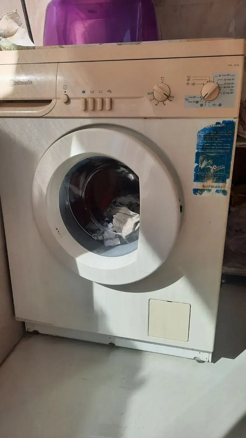 ماشین لباسشویی باکنشت ۷ کیلو آلمانی|ماشین لباسشویی و خشککن لباس|گرگان, |دیوار
