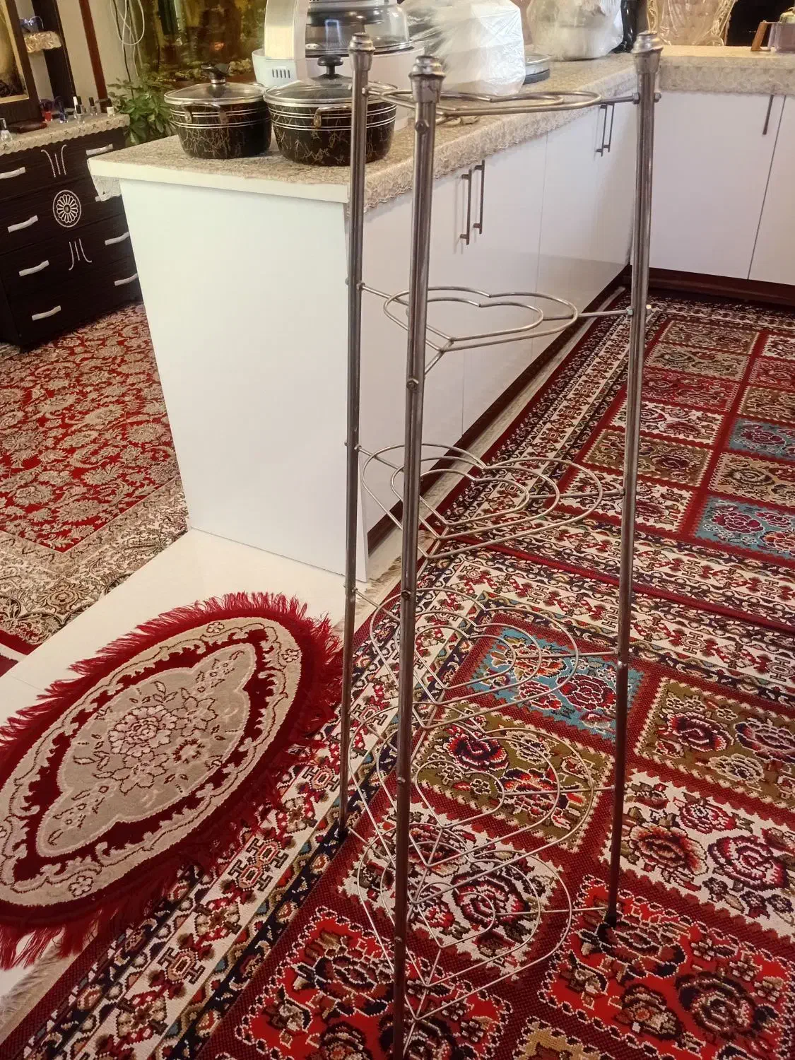 پایه قابلمه|آب‌چکان و نظم‌دهنده ظروف|مشهد, شهید مطهری|دیوار