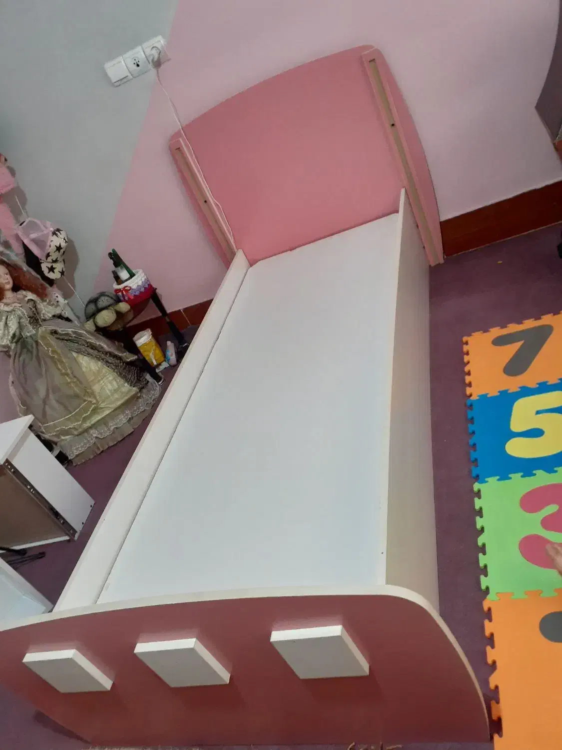 ست تخت خواب کودک و نوجوان با بوفه|تخت و سرویس خواب|میاندوآب, |دیوار