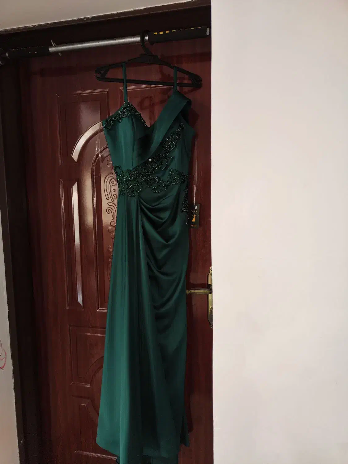 لباس مجلسی سبز درباری|لباس|طبس, |دیوار