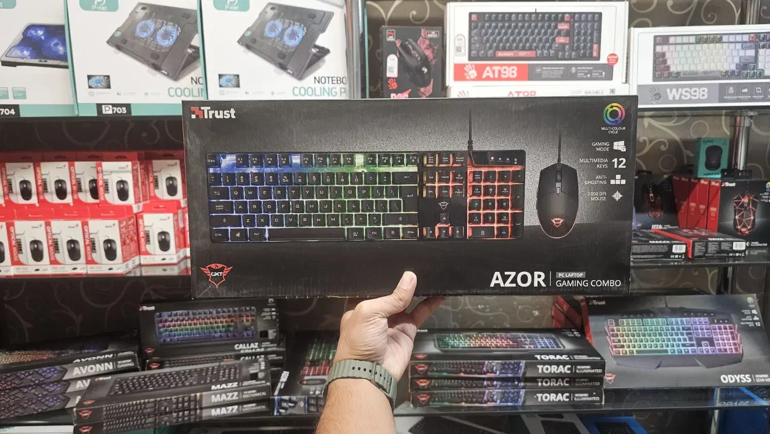 کیبورد گیمینگ مکانیکال و نیمه مکانیکال تراست Trust|قطعات و لوازم جانبی رایانه|مشهد, ارشاد|دیوار