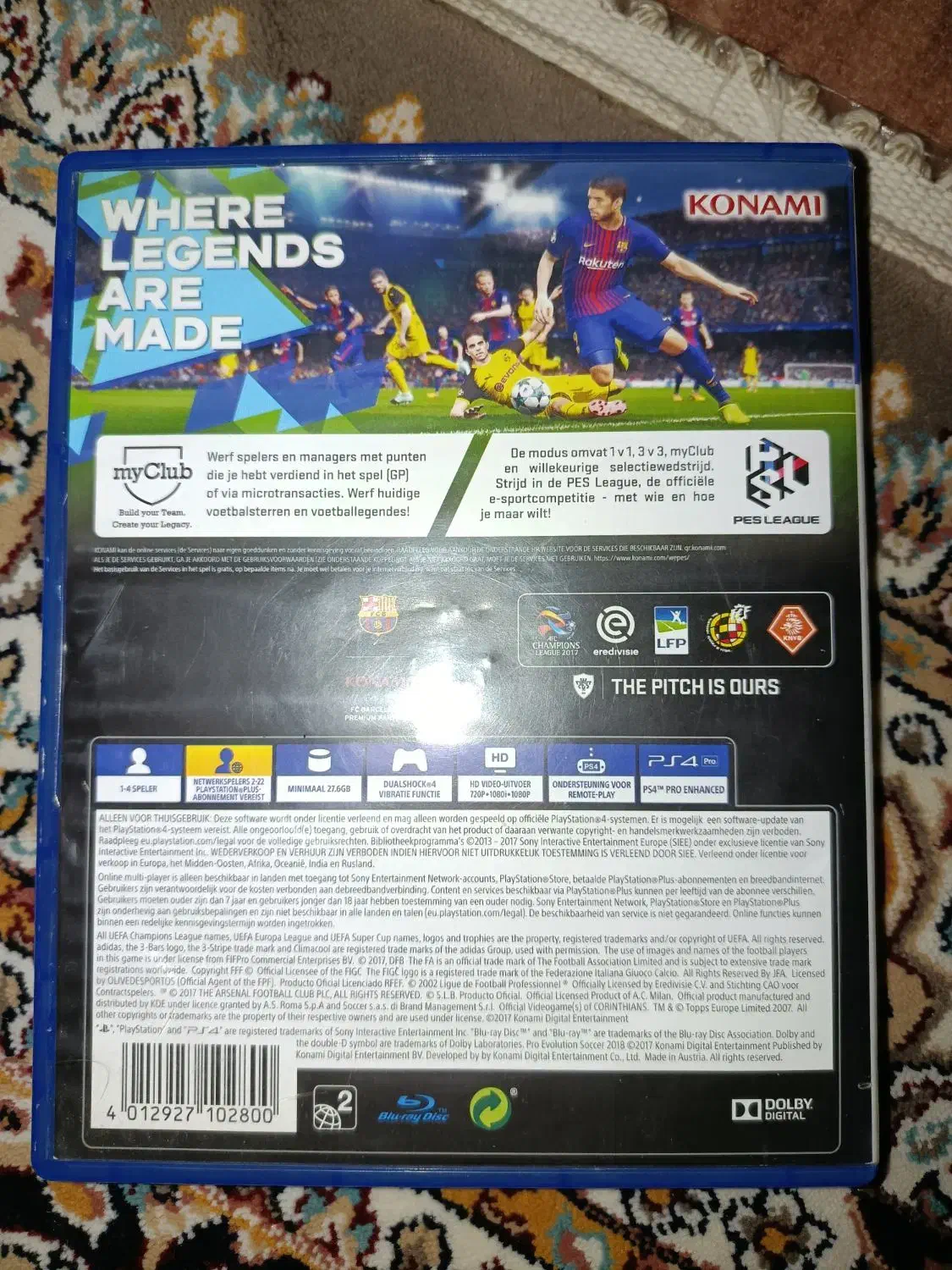 بازی pes2018|کنسول، بازی ویدئویی و آنلاین|خرمآباد (تنکابن), |دیوار