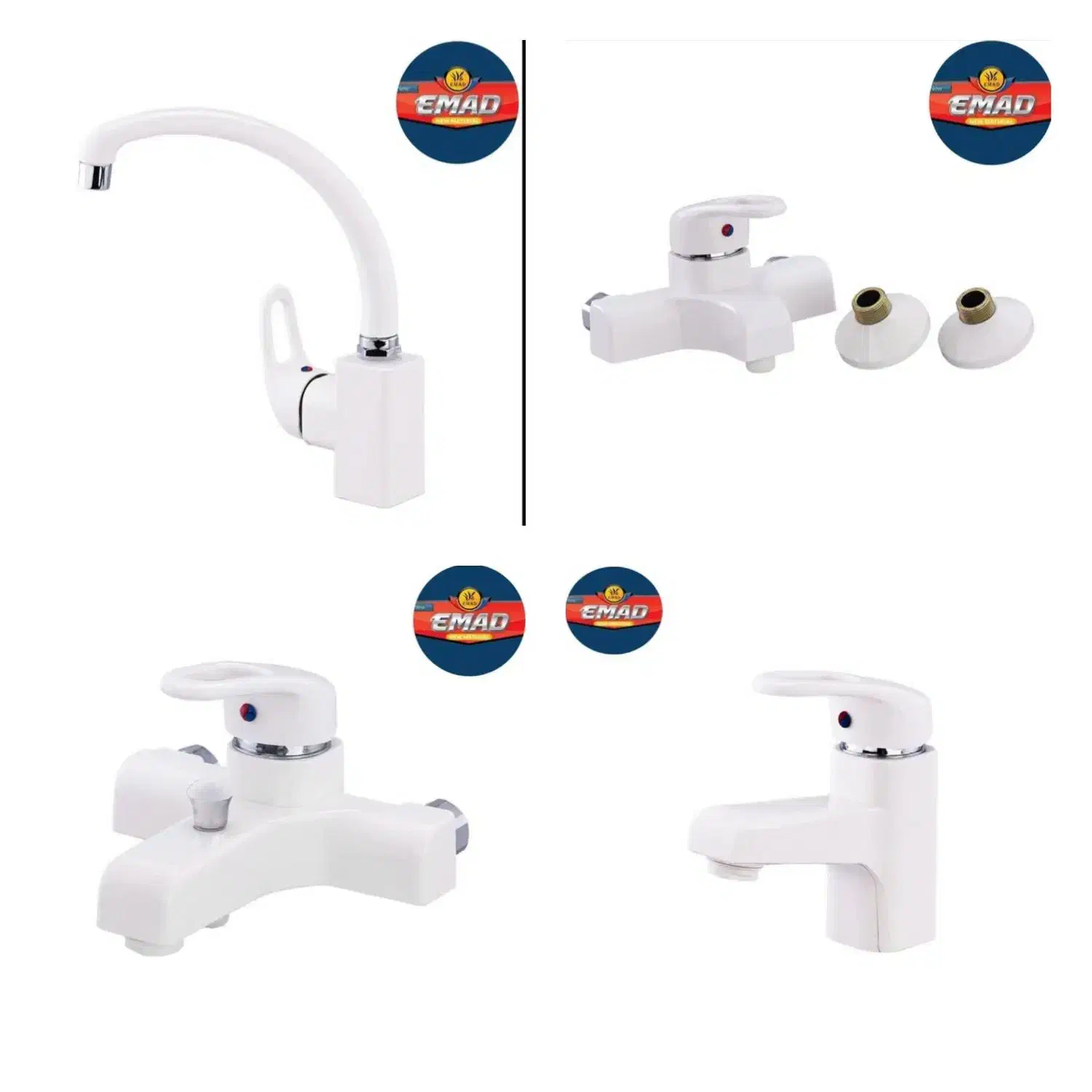 ست 4تیکه شیرالات پلیمری اهرمی عماد|مصالح و تجهیزات ساختمان|همدان, |دیوار