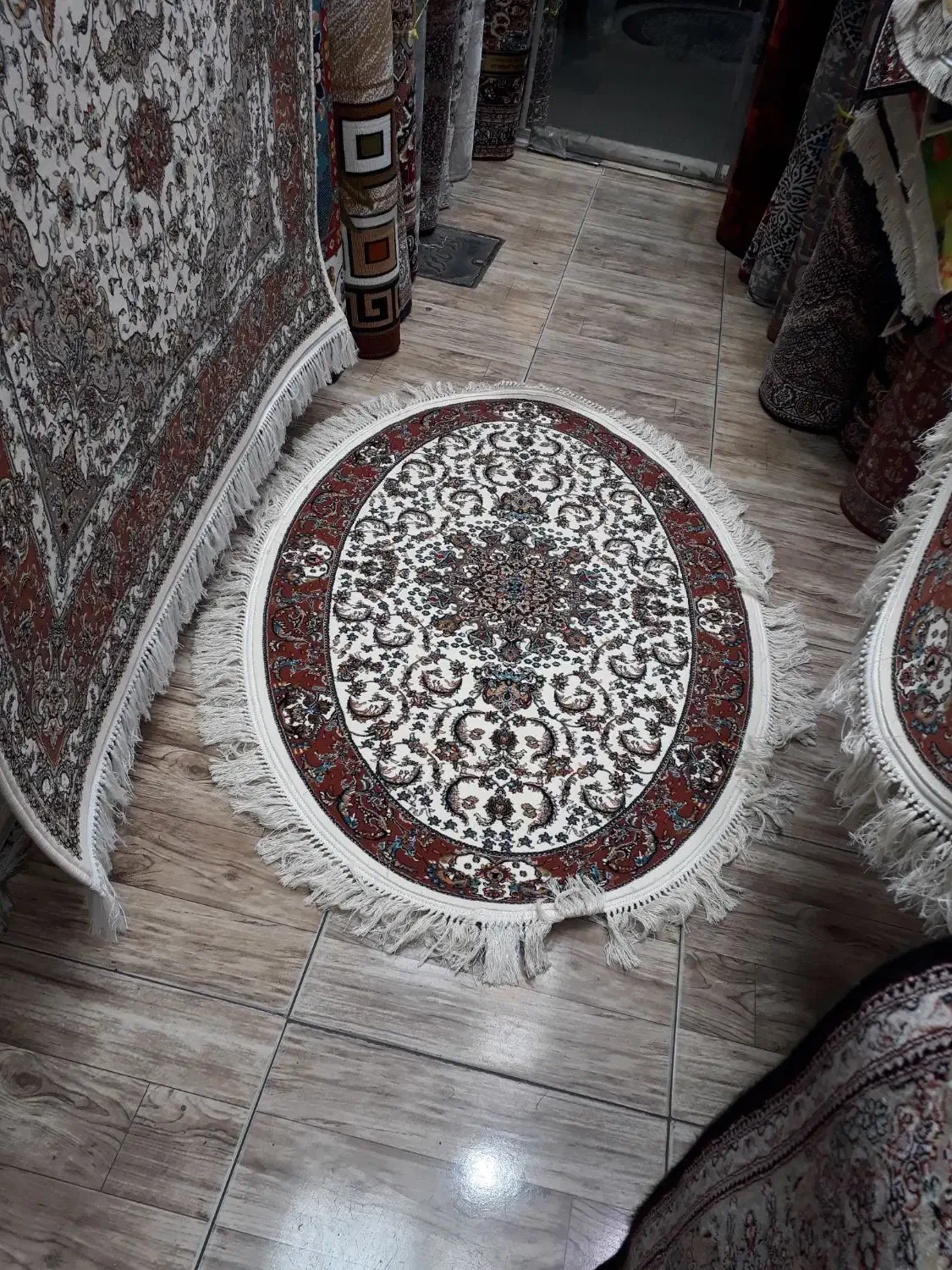 فرش اولیا مجلسی بیضی آشپزخانه ۷۰۰شانه ۱×۱/۵سلیز|فرش|تبریز, |دیوار