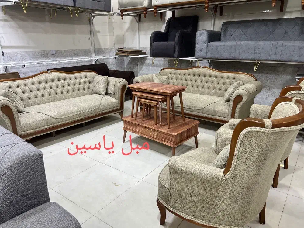 مبل وصنایع چوب یااسین راحتی ونیمه استیل|مبلمان خانگی و میز عسلی|نیشابور, کشتارگاه|دیوار