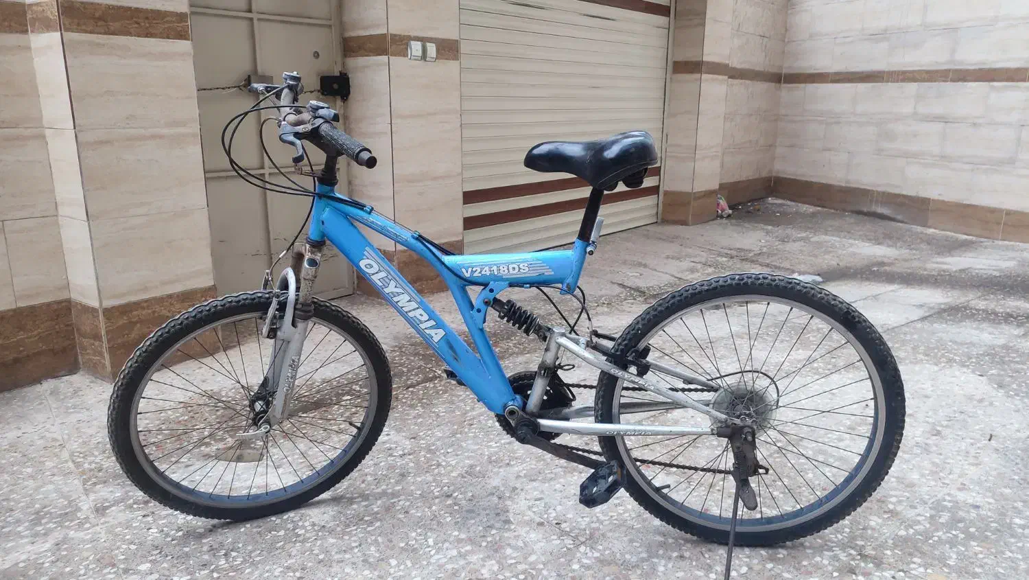 دوچرخه OLYMPIA دنده‌ای آبی|دوچرخه، اسکیت، اسکوتر|رشت, امین الضرب|دیوار