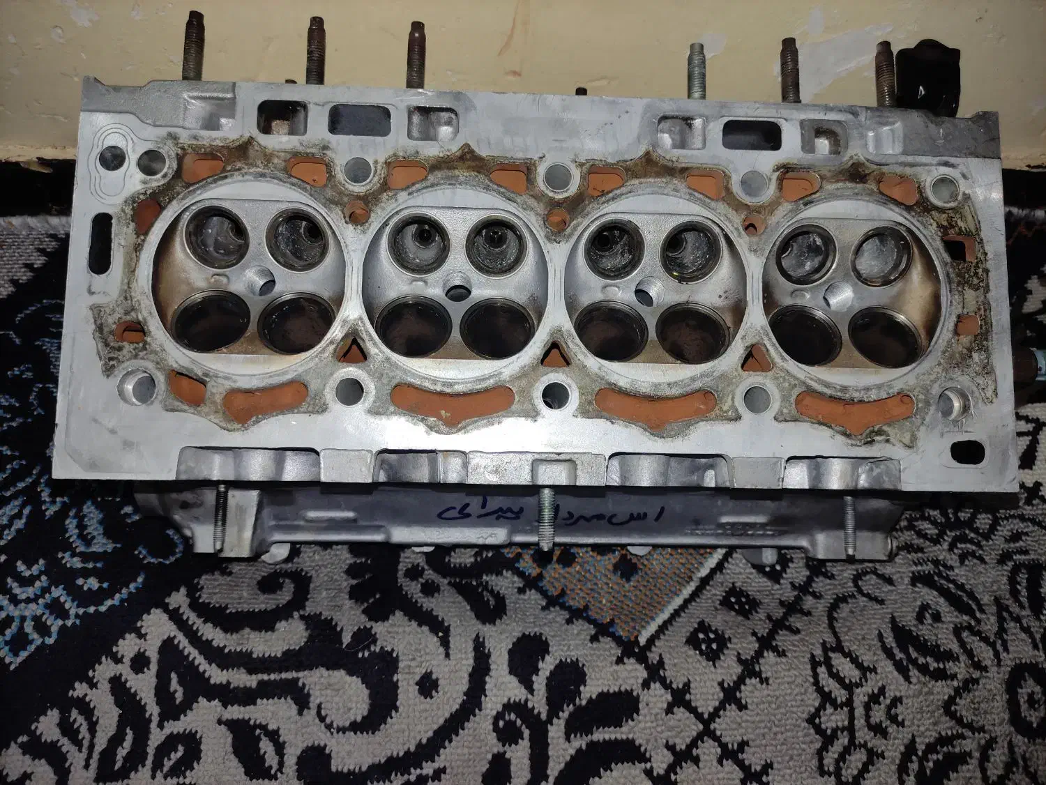 سر سیلندر تیوفایو۱۶سوپاپ بدونه تراش کف استاندارد|قطعات یدکی و لوازم جانبی|دهدشت, |دیوار