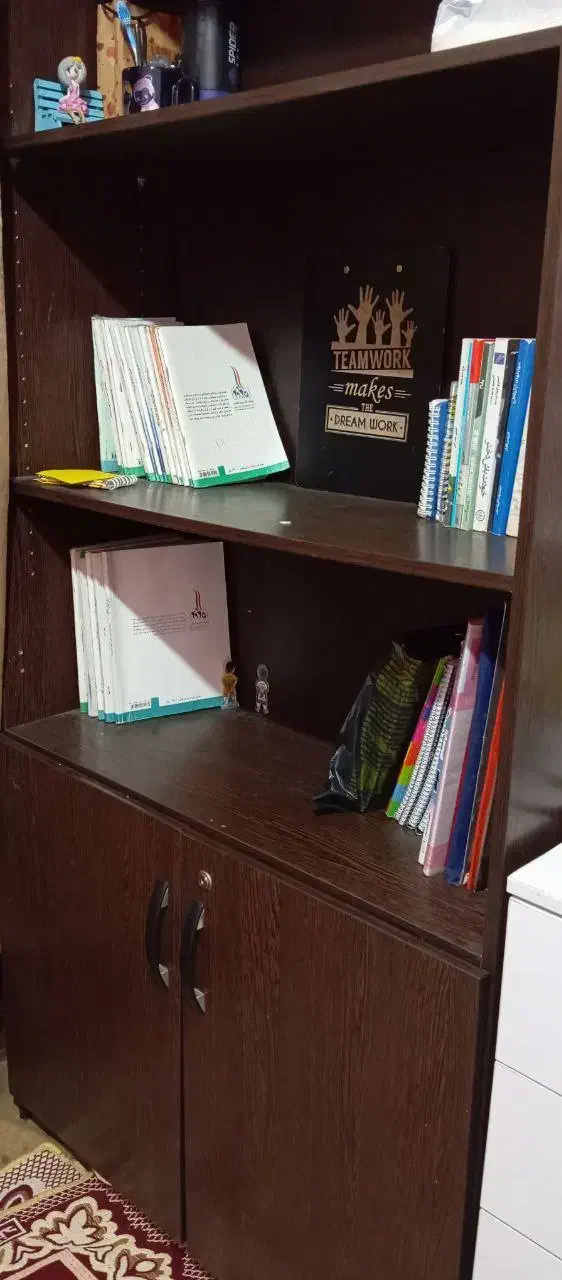 کتابخانه و جاکفشی|جاکفشی، کمد، دراور|اهواز, منبع اب|دیوار