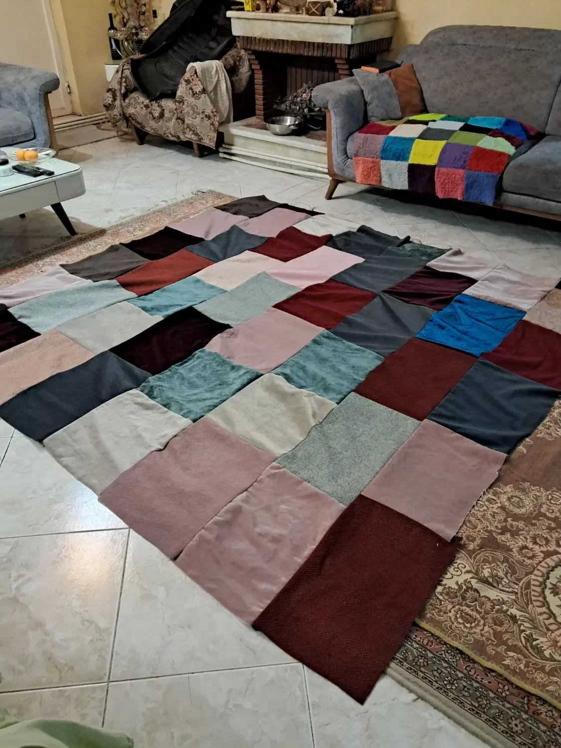 زیر انداز چهل تیکه ۶ متری|روفرشی|اندیشه, اندیشه فاز ۲|دیوار