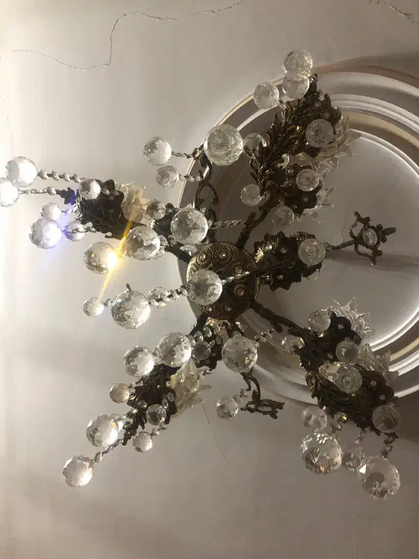 لوستر برنز سالم و در حد.2عدد|لوستر و چراغ آویز|شهریار, شهرک وائین|دیوار