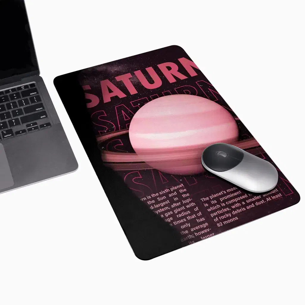 پد موس طرح سیاره زحل صورتی|قطعات و لوازم جانبی رایانه|رشت, گلسار|دیوار