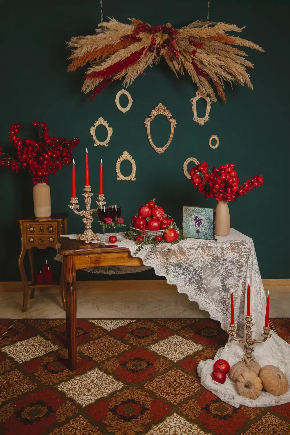 عکاسی با دکور یلدا ۱۴۰۴|خدمات پذیرایی، مراسم|رشت, معلم|دیوار