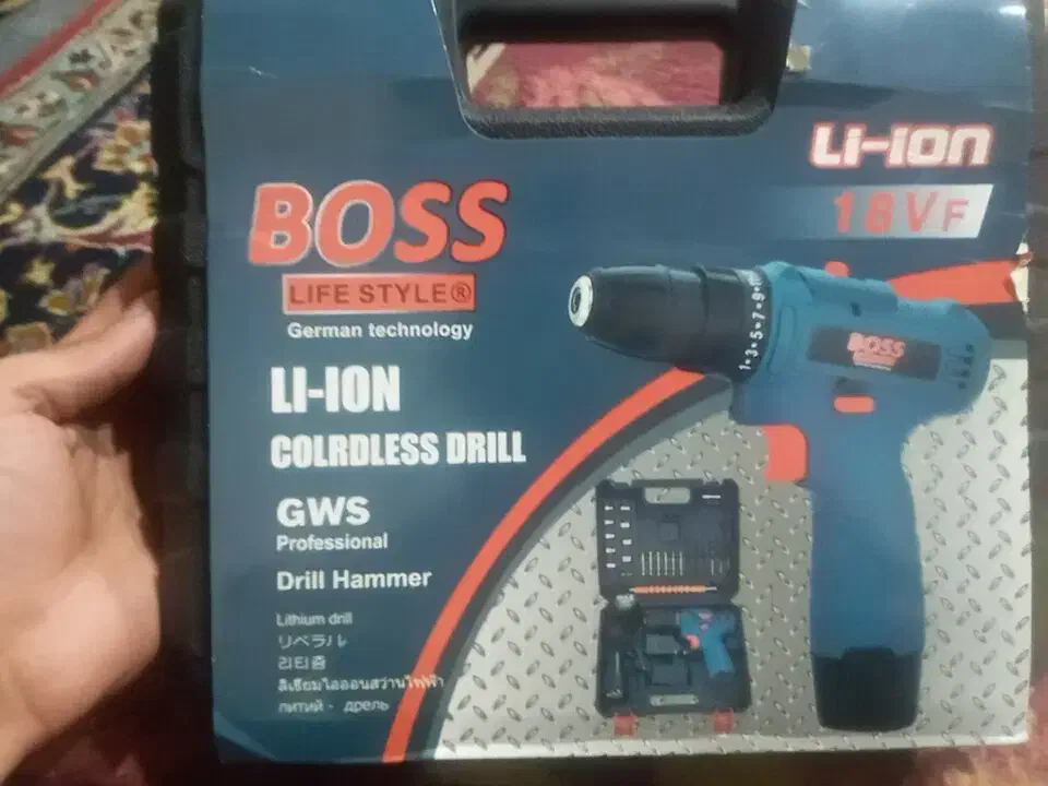 دریل ۱۸ولت با کیف و ابزار های کاربردی|ابزارآلات|تنکابن, |دیوار