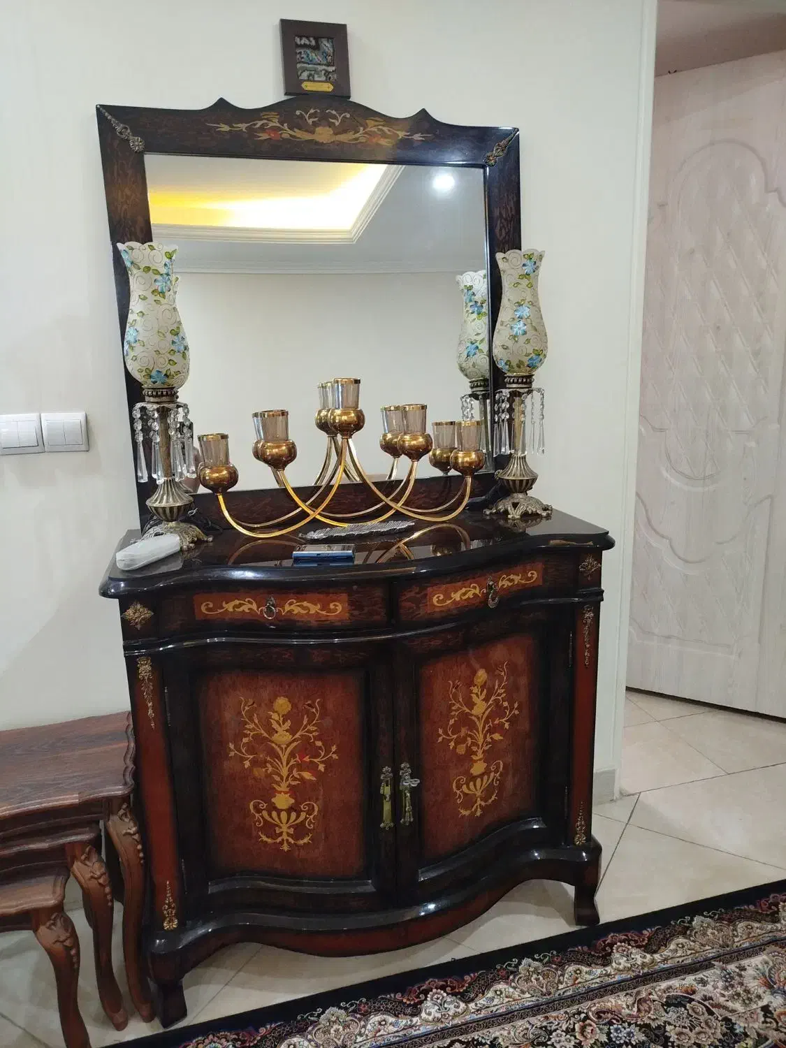 کنسول معرق کاری سالم|بوفه، ویترین، کنسول|تهران, مسعودیه|دیوار