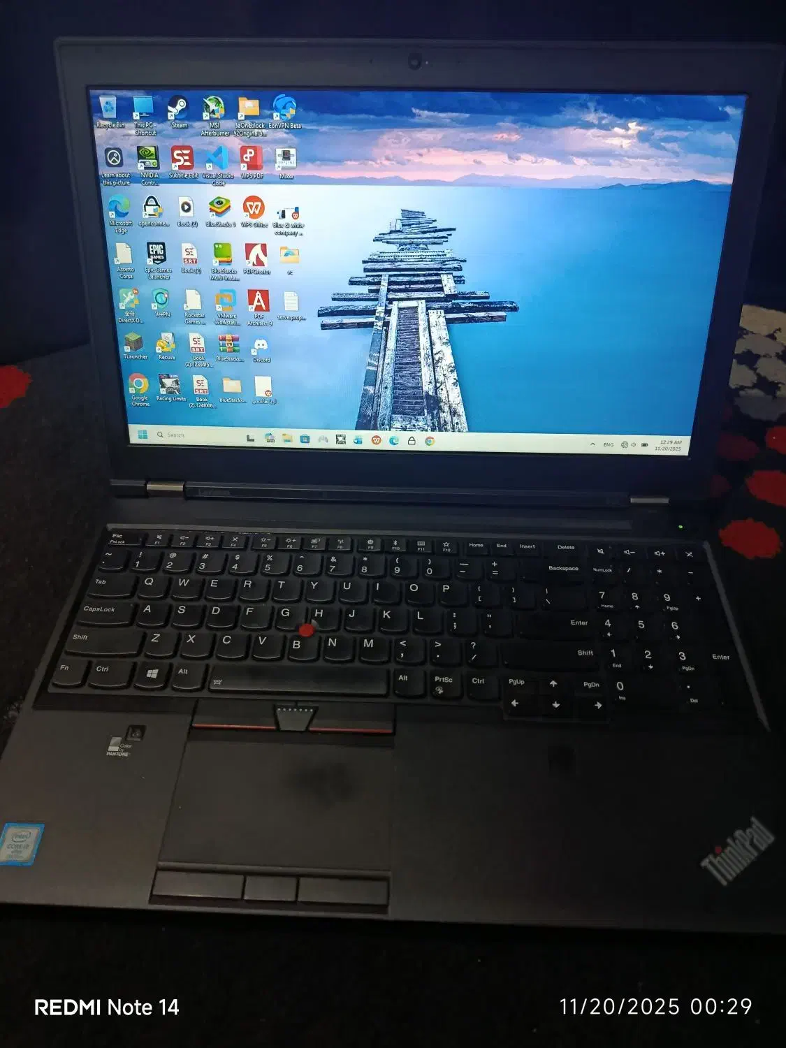 لپ تاپ لنوو تینک پد گیمینگ|رایانه همراه|شیراز, زرهی|دیوار