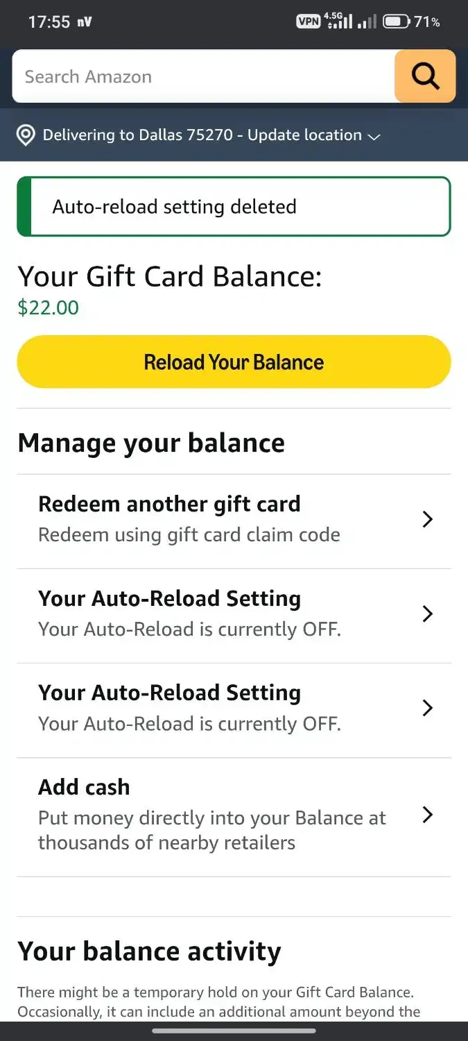 گیفت کارت آمازون US|کارت هدیه و تخفیف|رشت, رودباری|دیوار