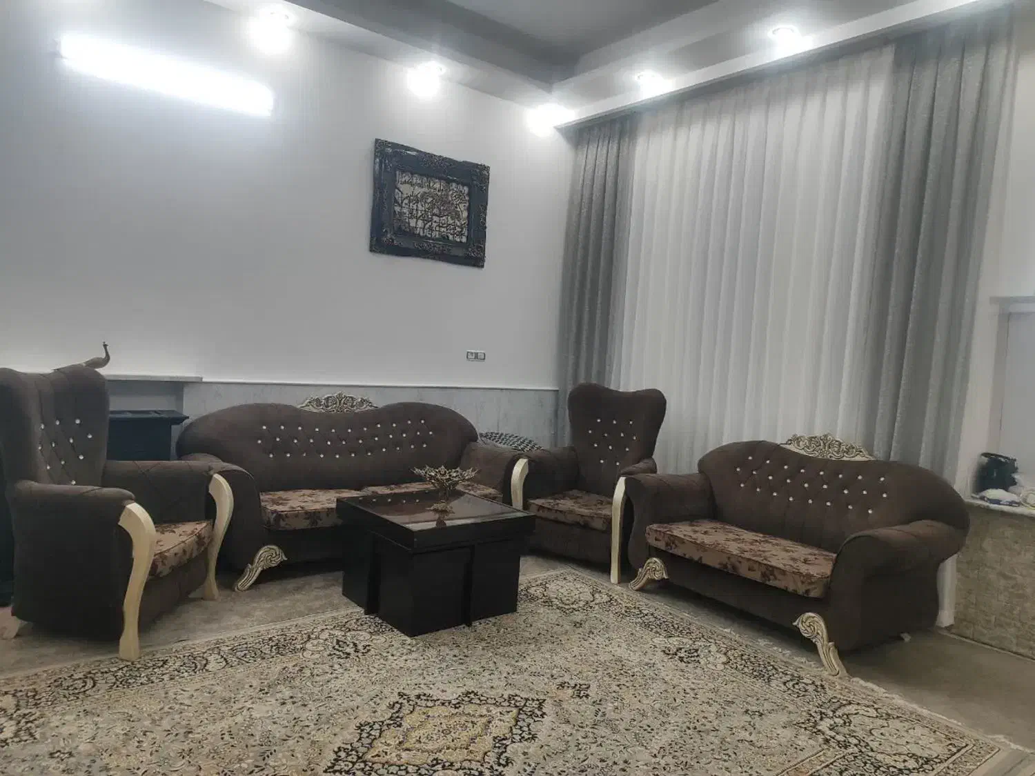 مبل راحتی ۷نفره|مبلمان خانگی و میز عسلی|قم, شهرک فاطمیه|دیوار