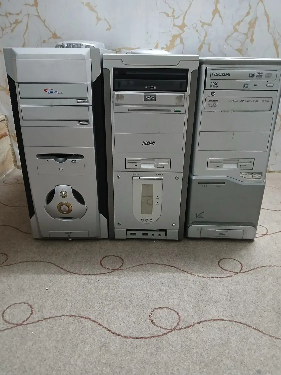 قاب کیس کیبورد پاور گرین کامپیوتر اسپیکر بلندگو|قطعات و لوازم جانبی رایانه|مشهد, عامل|دیوار