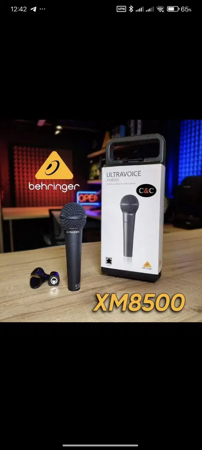 میکروفن اجرای زنده بهرینگر xm8500|صوتی و تصویری|کتالم و سادات شهر, |دیوار