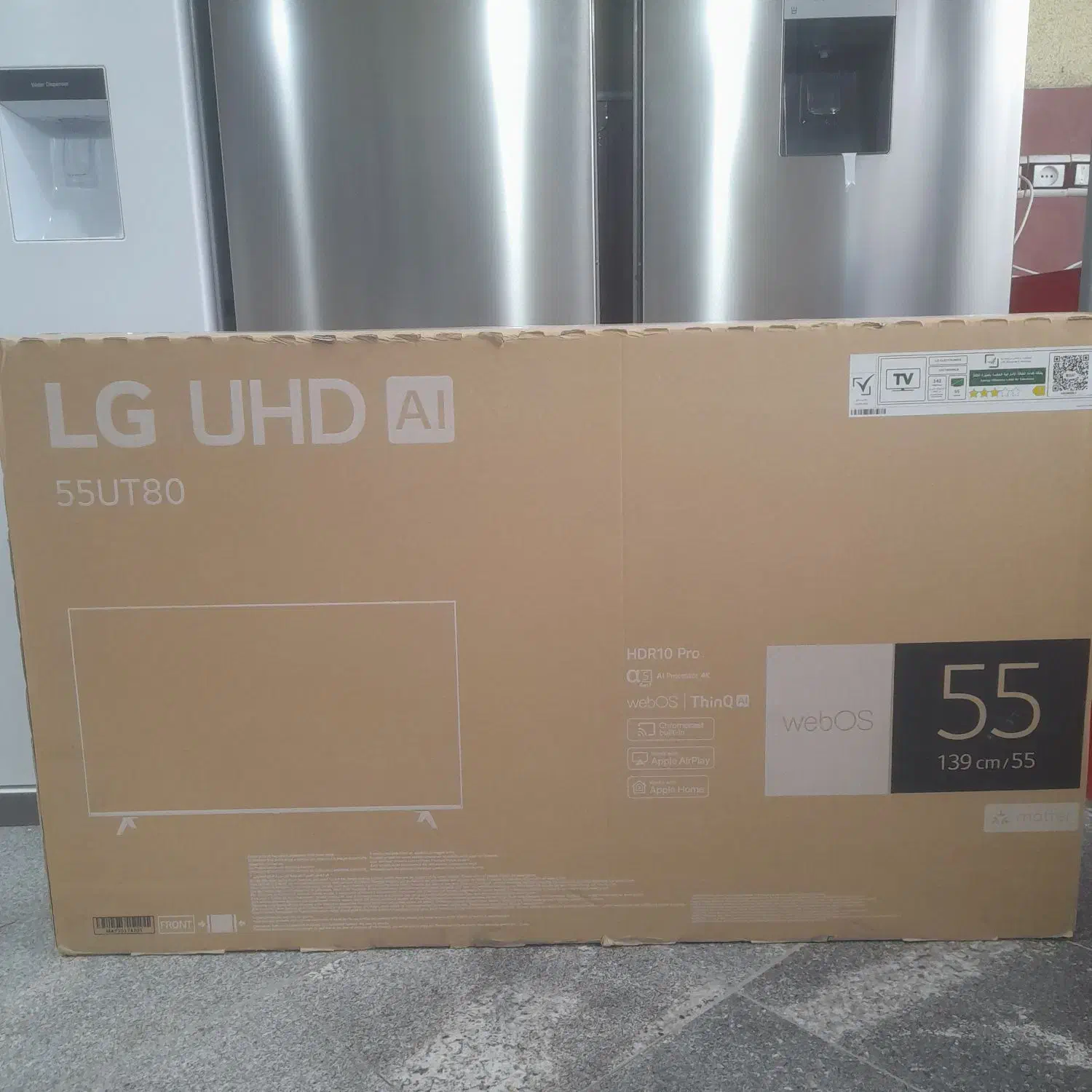 تلویزیون ۵۵اینچ الجی مدل UT80006LB|تلویزیون و پروژکتور|پارسآباد, |دیوار