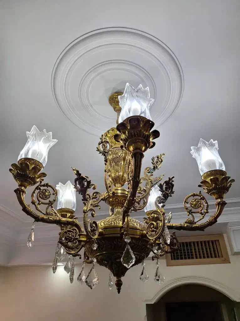 لوستر برنج|لوستر و چراغ آویز|تهران, چهارصد دستگاه|دیوار