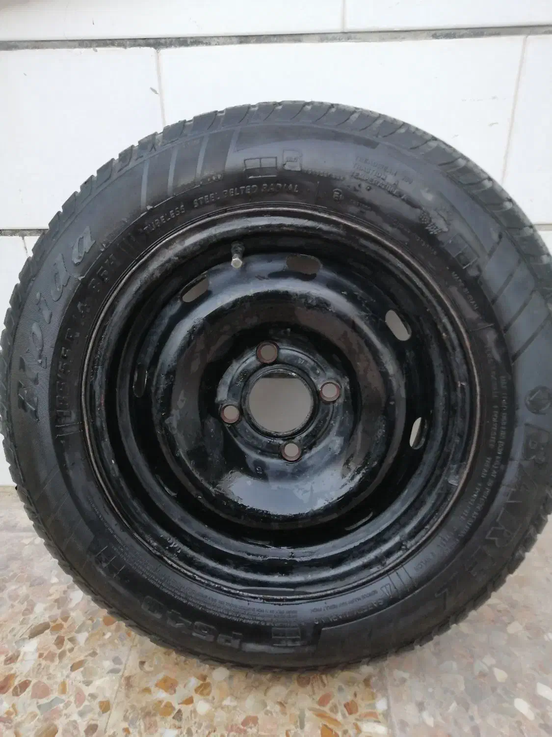 رینگ 14 پژو با لاستیک|قطعات یدکی و لوازم جانبی|برازجان, |دیوار