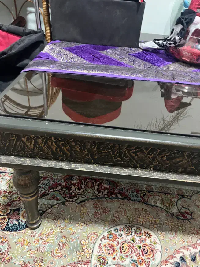 میز جلو مبلی سالم ابعاد صد در صد|مبلمان خانگی و میز عسلی|مشهد, تربیت (صدف)|دیوار