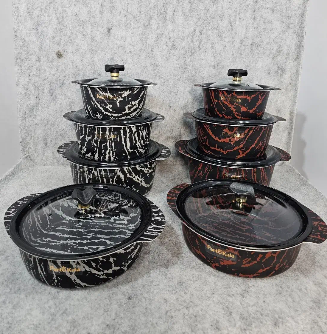 سرویس قابلمه ۸پارچه پروانه ای زبرا پرتو|ظروف پخت‌وپز|قم, ولیعصر|دیوار