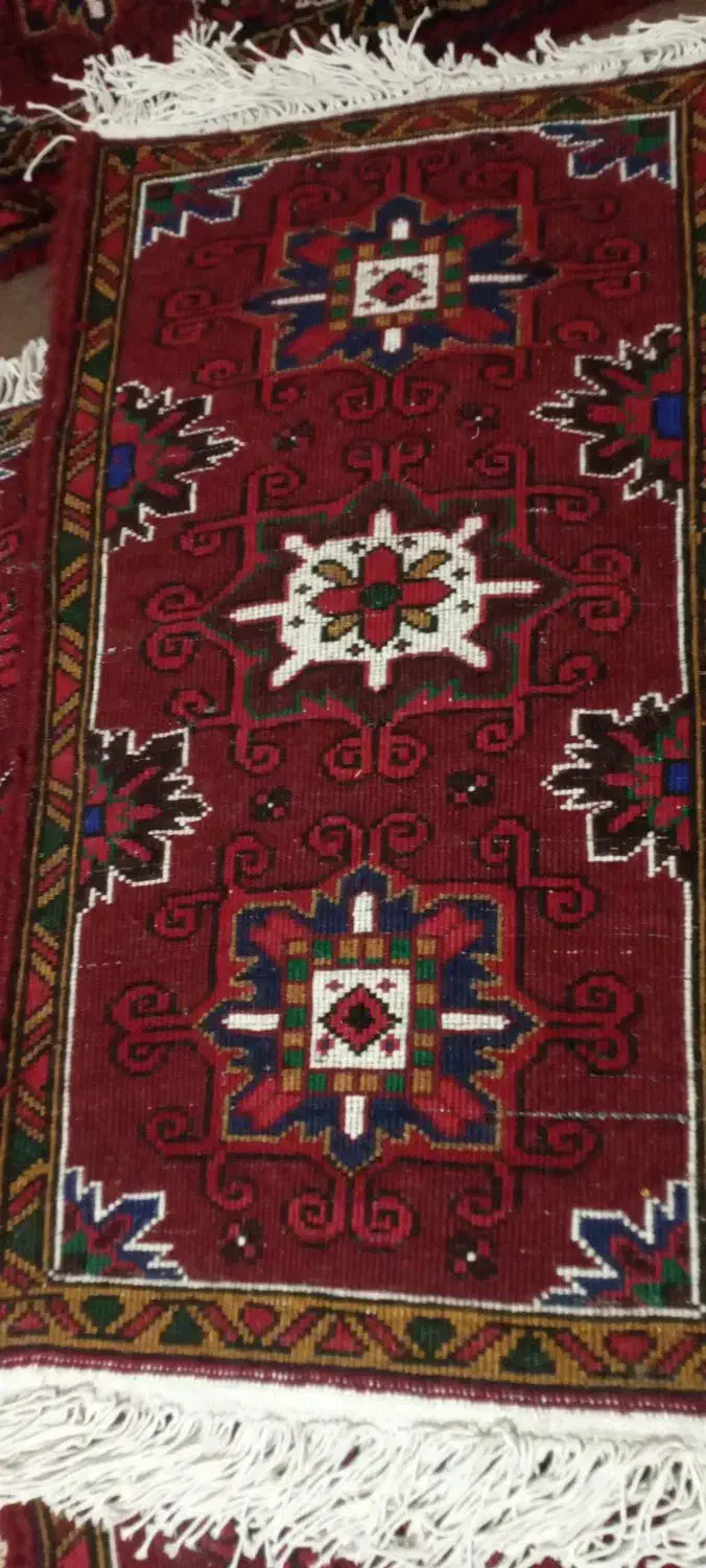 قالی یک متر تازه از دار افتاده|فرش|اهر, |دیوار