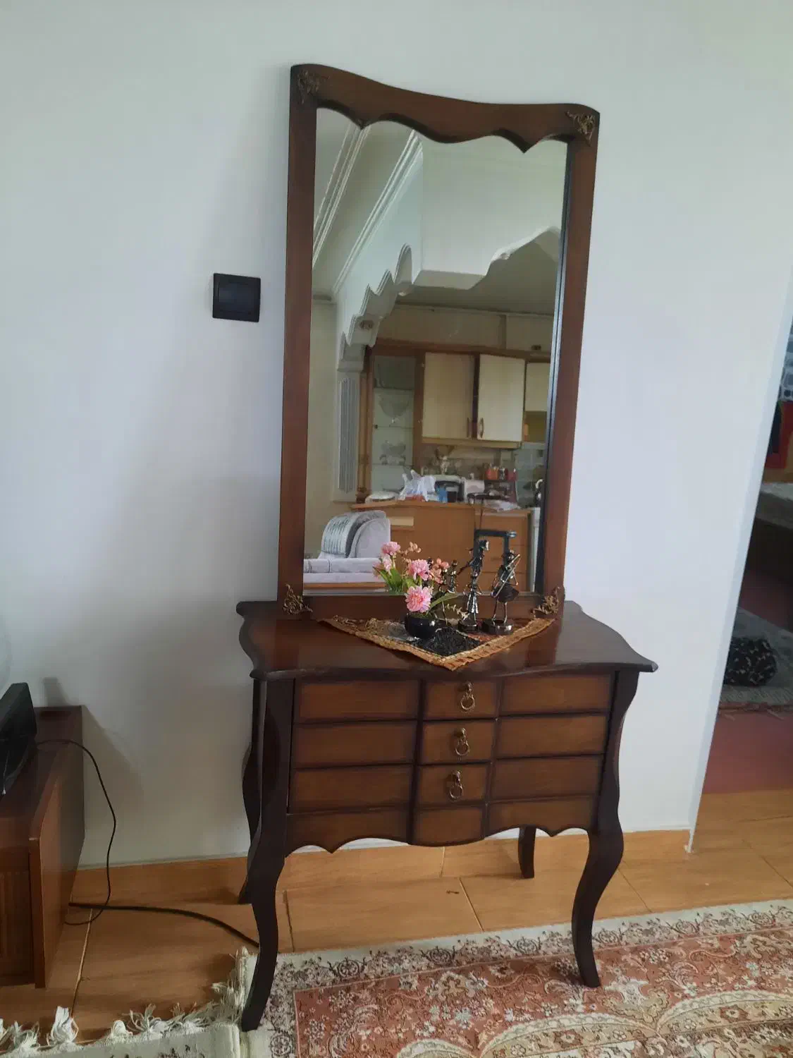 ساعت ایستاده و اینه کنسول|ساعت دیواری و تزئینی|خرمآباد, |دیوار