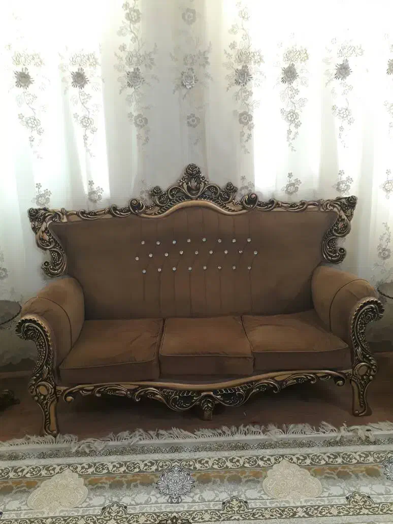 مبل ۷ نفره در حد نو|مبلمان خانگی و میز عسلی|ری, ظهیرآباد|دیوار