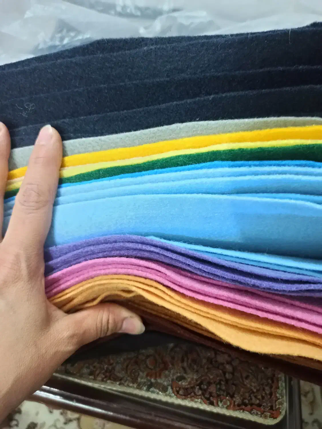 نمد برشی ۲میل زیر قیمت بازار|لوازم خیاطی و بافتنی|آران و بیدگل, |دیوار