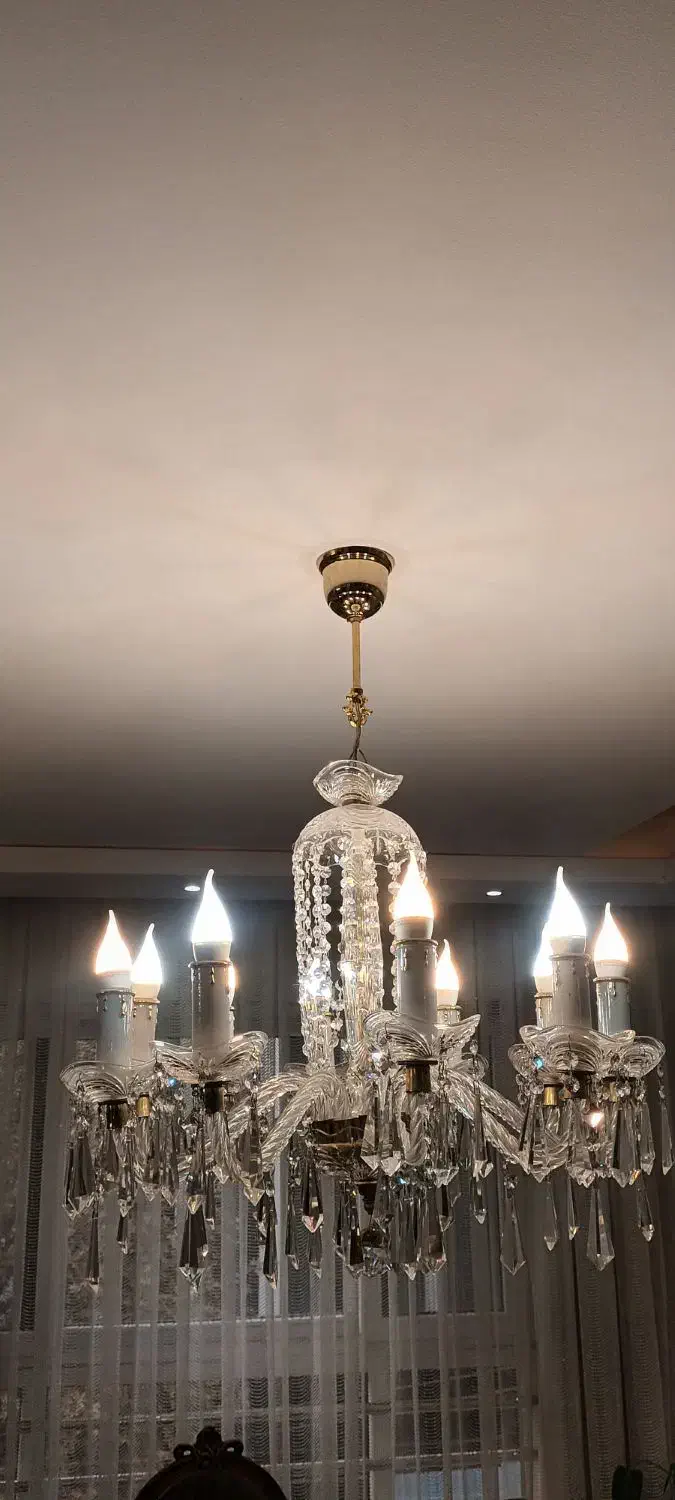 لوستر ۱۰ شاخه اصل ۲ عدد RCR|لوستر و چراغ آویز|تهران, امانیه|دیوار