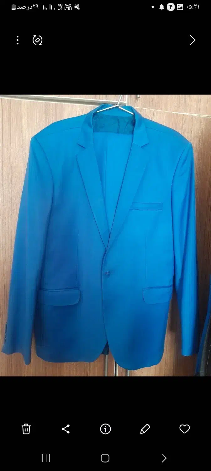 1دست کت وشلوار سایز52،ابی|لباس|پاکدشت, شهرک امام رضا|دیوار