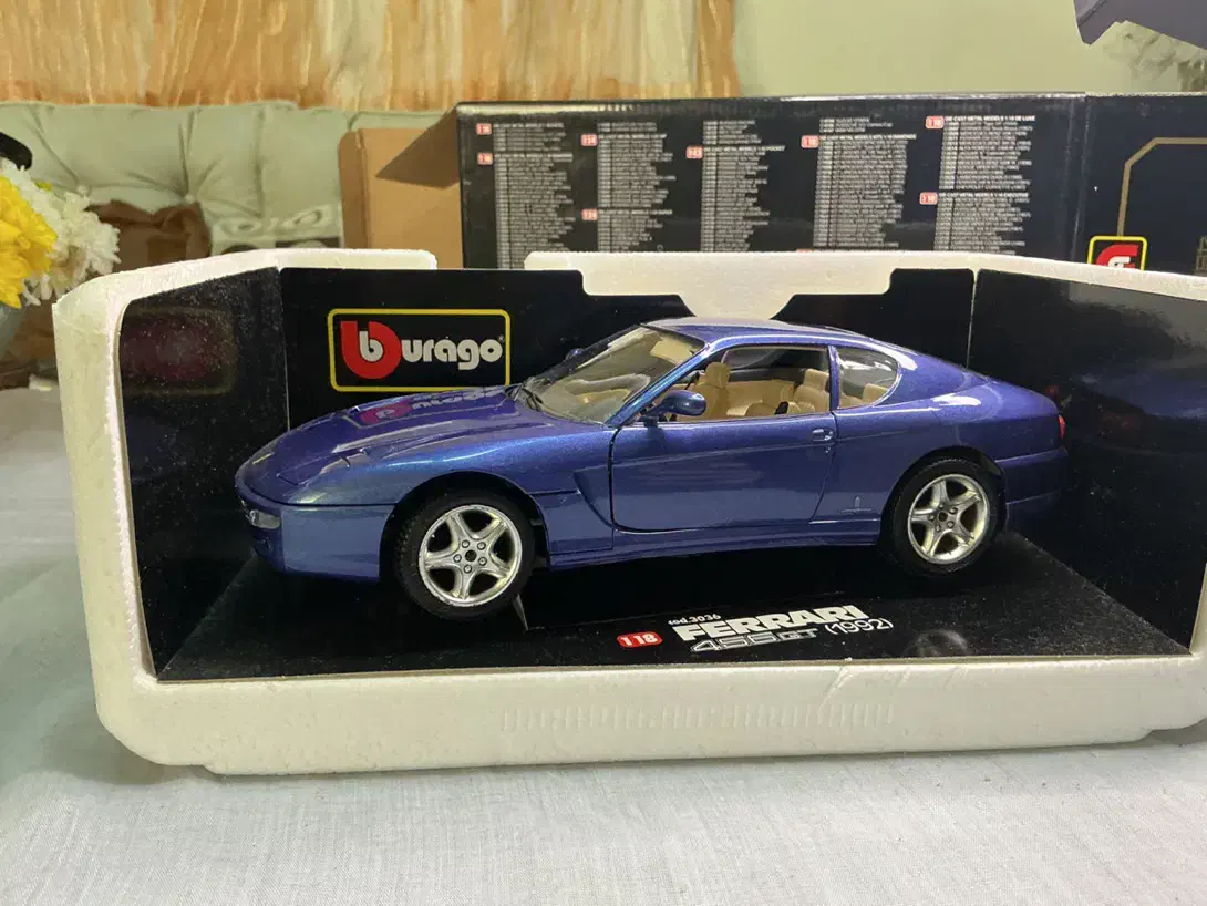 ماکت Ferrari 456GT blue Bburago|کلکسیون و سرگرمی|بندر انزلی, عباس آباد|دیوار