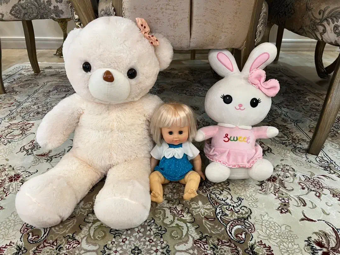 عروسک خرس وخرگوش|اسباببازی بچه|تهران, تهرانپارس غربی|دیوار