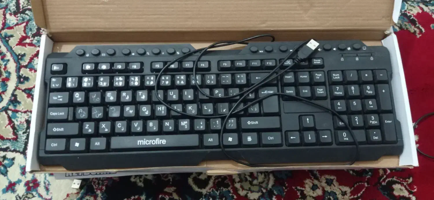 کیبورد مدلkb8158|قطعات و لوازم جانبی رایانه|ایذه, |دیوار