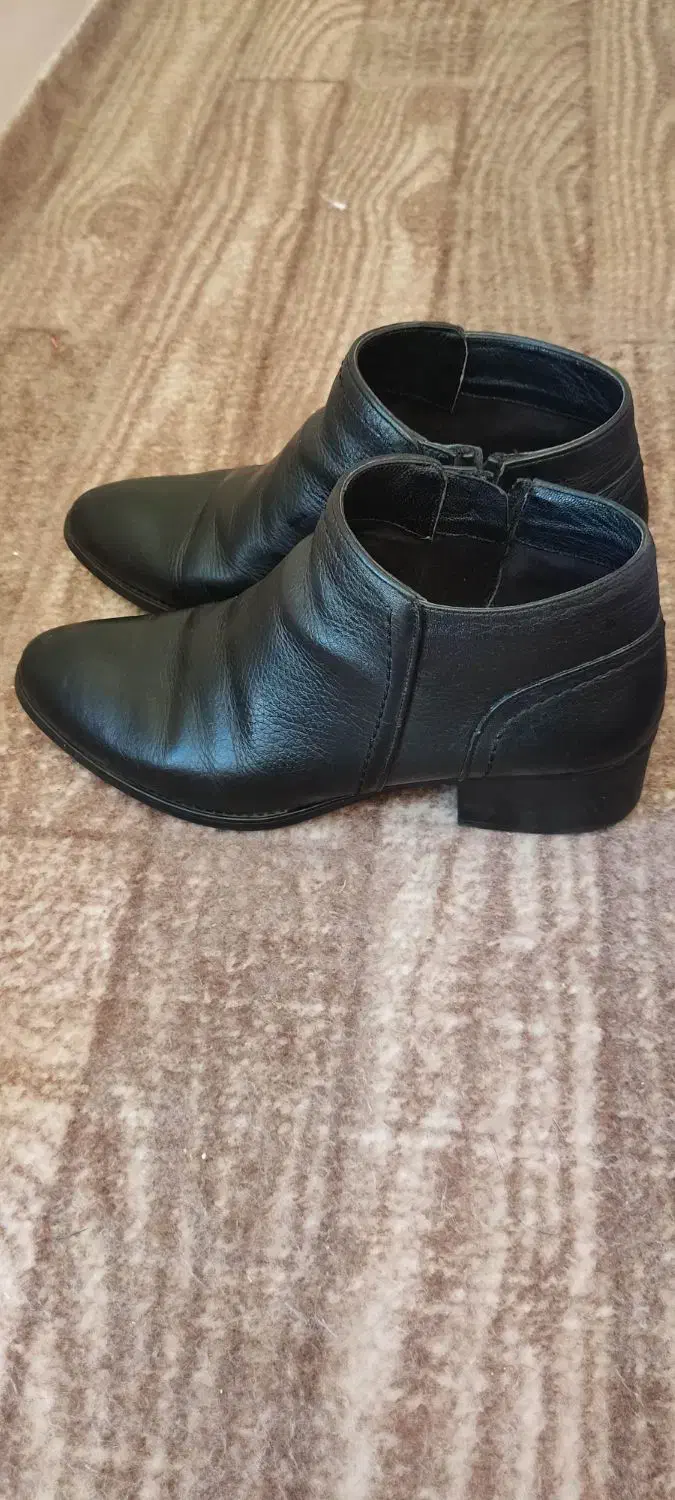 نیم بوت چرم طبیعی|کیف، کفش، کمربند|قزوین, |دیوار