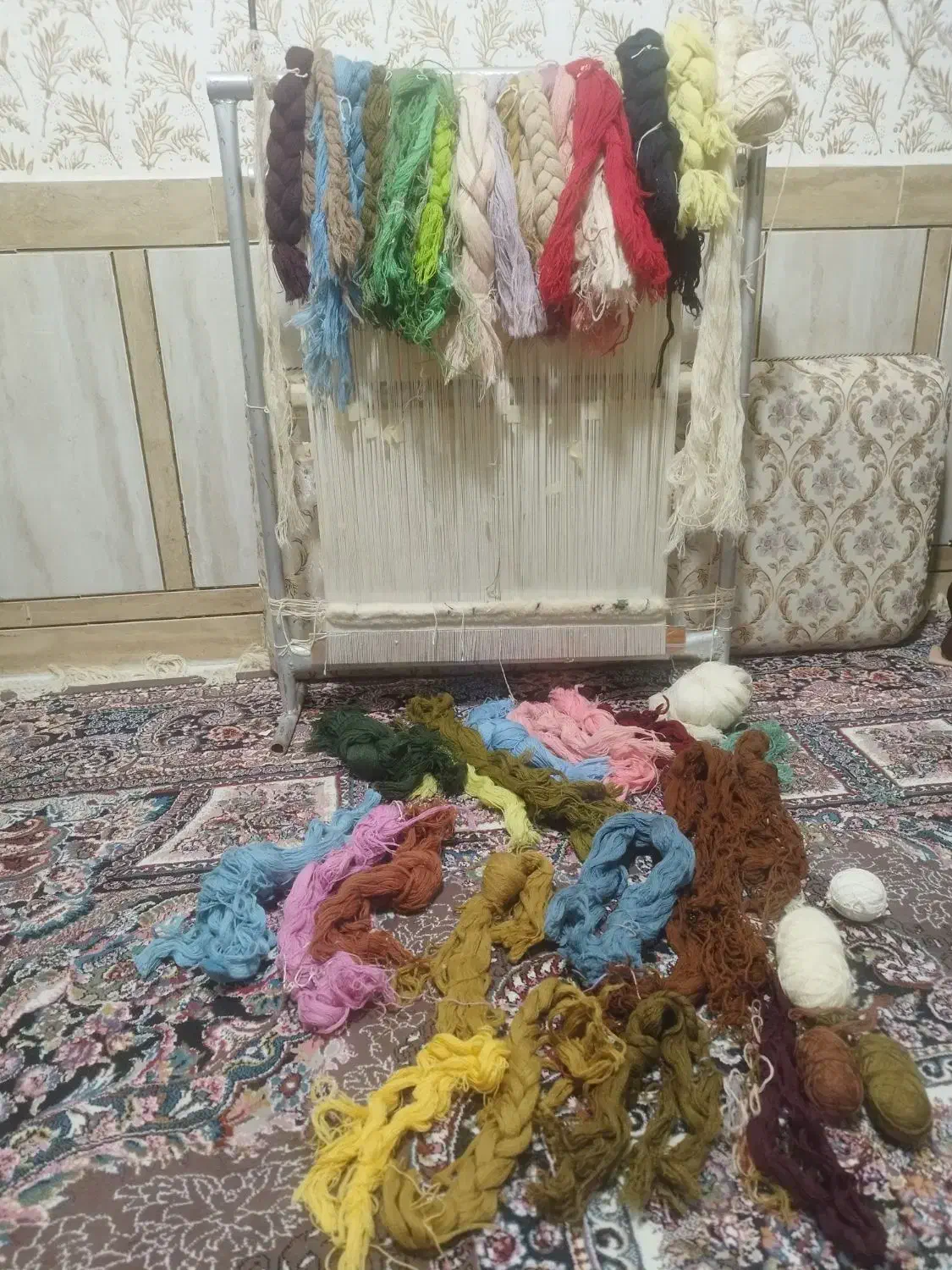 دارقالی فلزی|تابلو فرش|خرم‌آباد, |دیوار