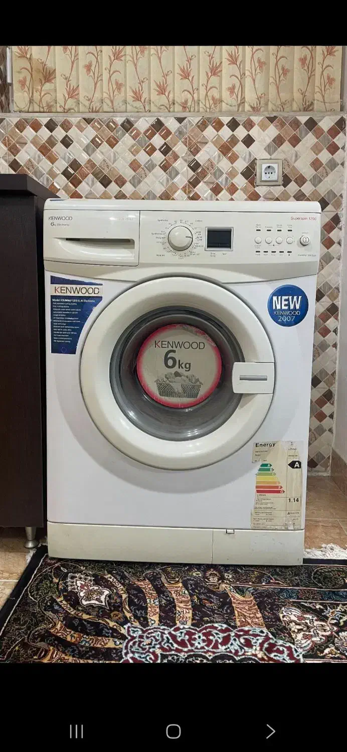 ماشین لباسشویی کنوود ۶ کیلویی|ماشین لباسشویی و خشککن لباس|آستانه اشرفیه, |دیوار