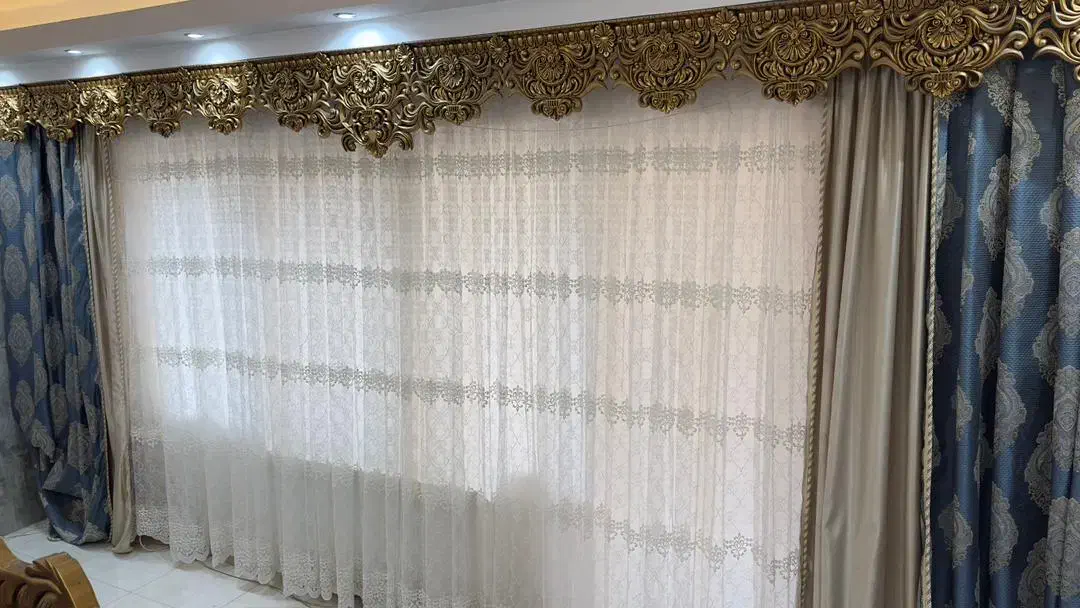 پرده مخصوص پذیرایی|پرده، رانر، رومیزی|تبریز, |دیوار